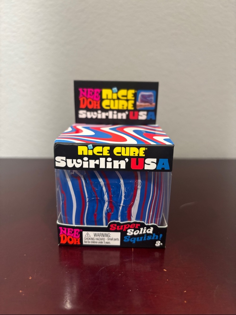 Nice Cube Swirlin' USA - Red, White & Blue Swirl